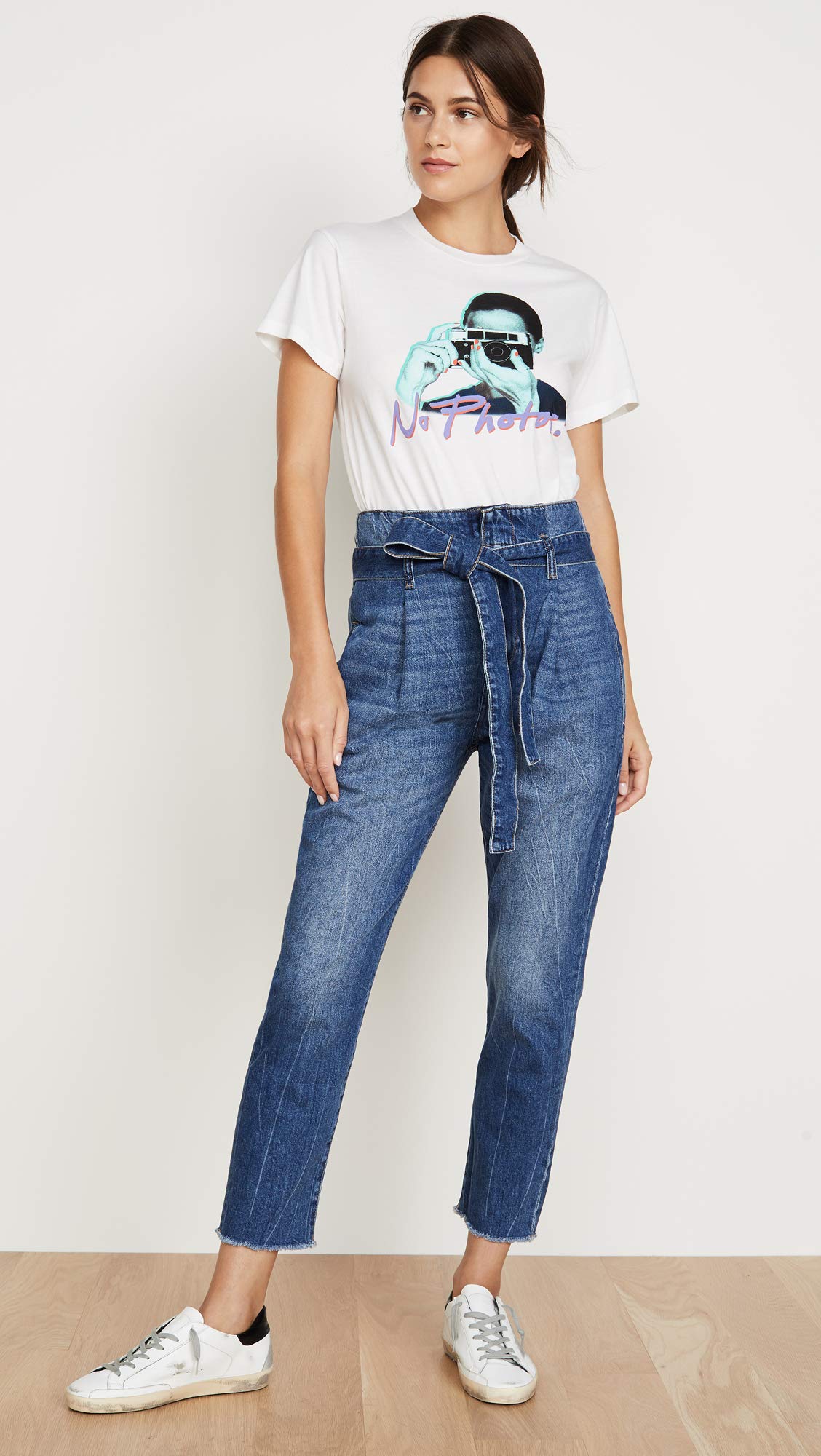 DL1961 Women's Susie High Rise Paperbag Tapered Jeans - Stretch Denim Pants for Casual & Work Outfits | Perfect for Office, Date Night & Weekend Wear