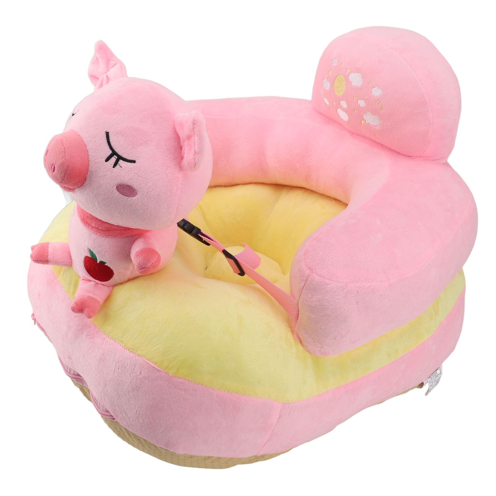 Multipurpose Baby Support Floor Sofa - Comfortable & Safe for Infants & Toddlers - Indoor Play, Crawling, Sitting & Lounging (Rose Pink) - Perfect for Nursery, Playroom & Living Room