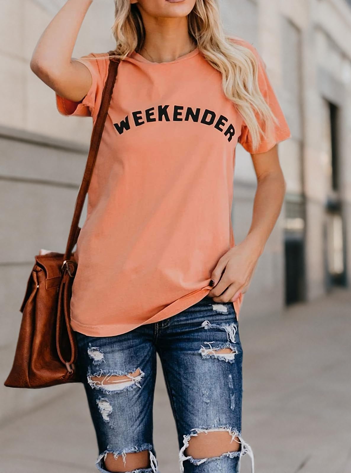 Women's Short Sleeve Crew Neck Graphic T-Shirt - Fashion Basic Casual Tee Top for Everyday Wear | Perfect for Outfits, Street Style & Summer Looks