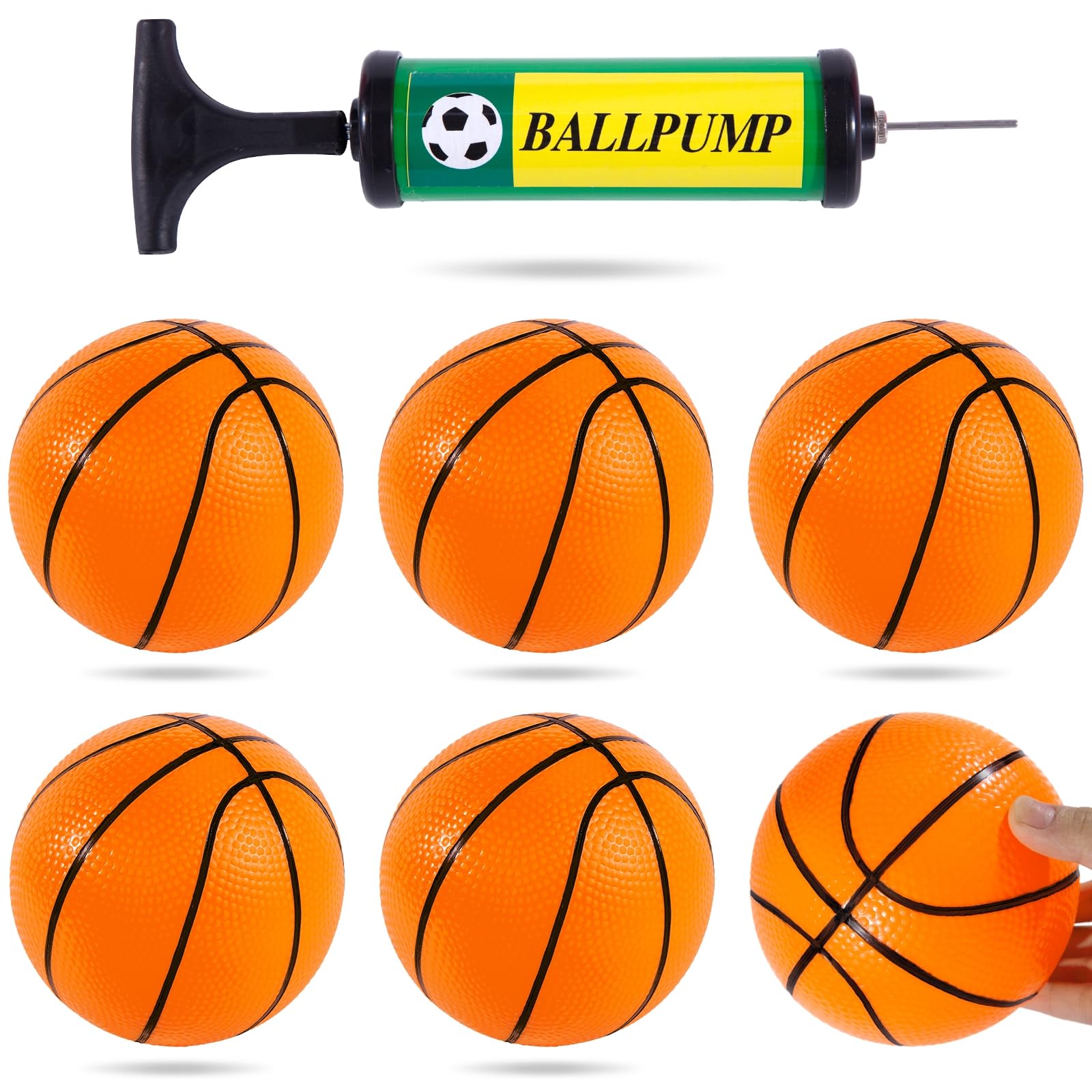 6PCS Mini Basketballs 4.7