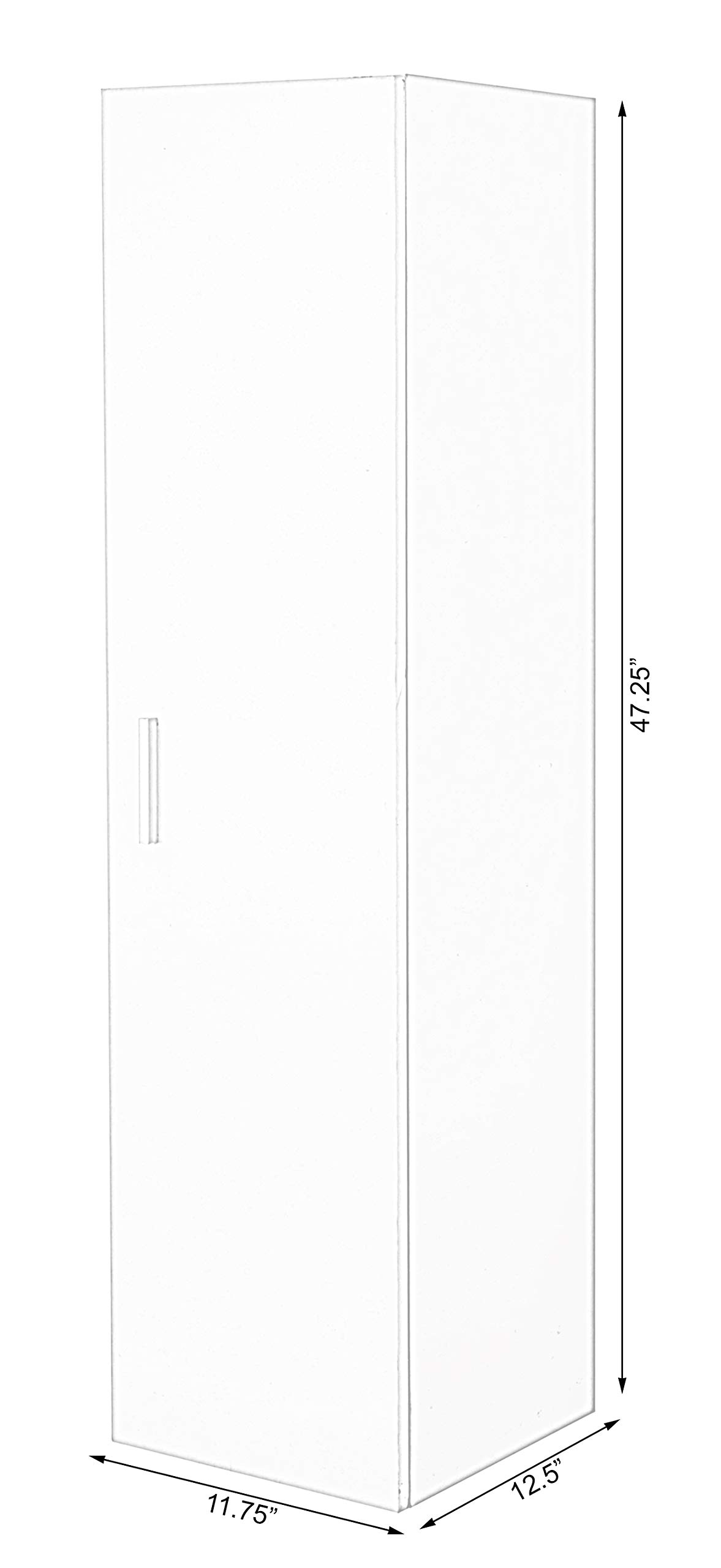 Modern White Wall Mounted Bathroom Cabinet with Mirror - Space Saving Storage for Towels & Toiletries | Perfect for Small Bathrooms, Powder Rooms & Vanity Areas