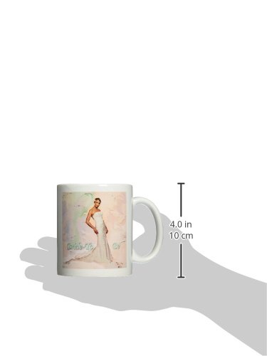 3D Rose Bride To Be Coffee Mug - 11 oz Ceramic Wedding Gift for Brides, Bridal Shower Party Favors - Perfect for Coffee, Tea & Hot Drinks at Home or Office