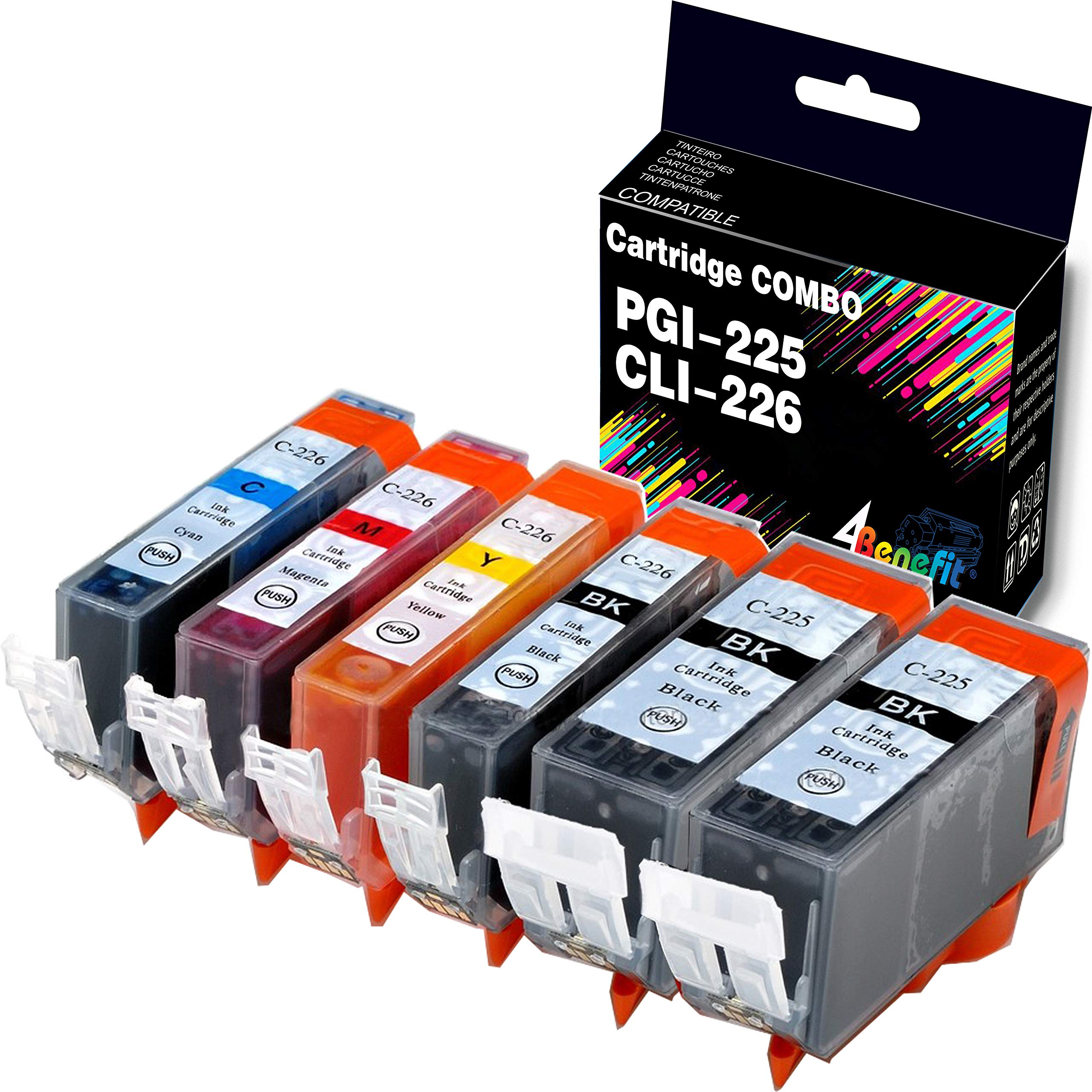 Compatible PGI-225 CLI-226 Ink Cartridge Set for Canon Pixma Printers - Home & Office Use