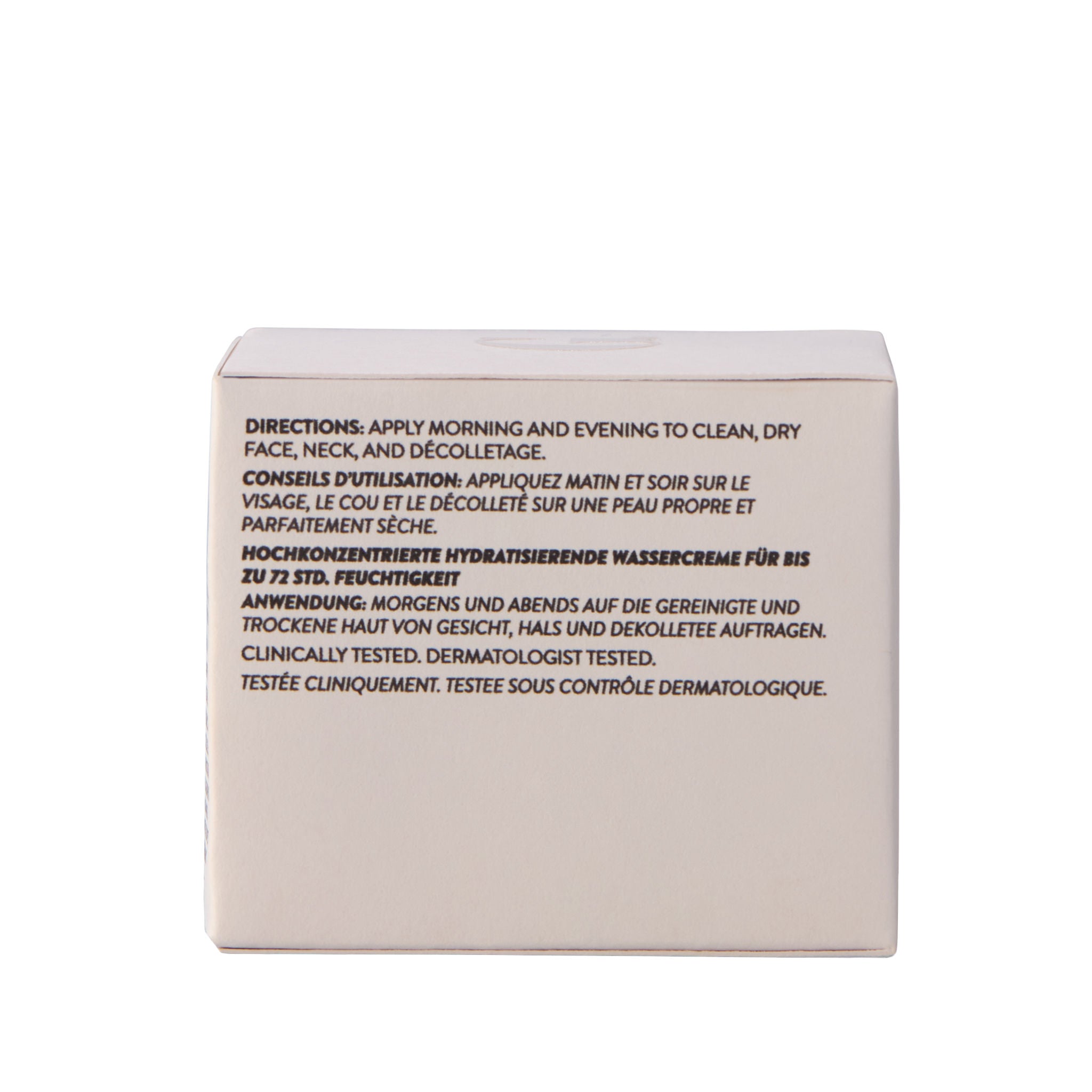 72 Hour Supercharged Hydrating Water Cream - Intense Moisturizing Face Cream for Dry & Sensitive Skin | Day & Night Use for Glowing Complexion | Perfect for Winter Skincare Routine & Post-Workout Hydration
