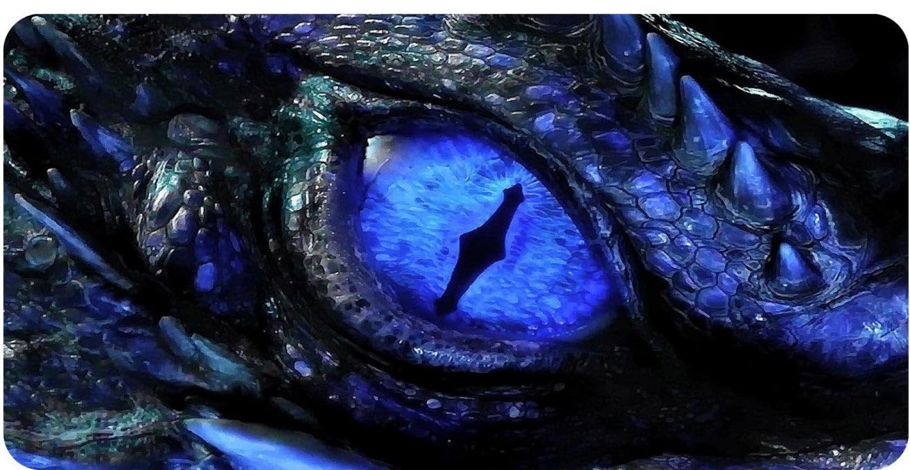 Blue Dragon Eye Car License Plate Cover - Durable & Stylish Auto Accessory for Cars, Trucks & SUVs - Perfect for Customizing Your Vehicle & Enhancing Road Safety
