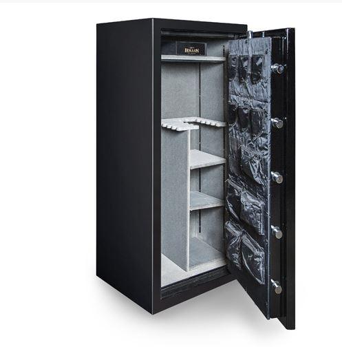 Hollon RG 22C Republic Gun Safe - 22 Gun Capacity, Gray Finish, Blemished Model - Secure Firearm Storage for Home, Office, or Hunting Cabin