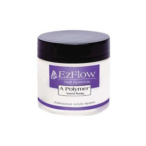 EZ Flow A Polymer False Nails Kit - 4oz Natural Acrylic Nails for Salon & DIY Manicure - Perfect for Bridal, Party & Everyday Wear