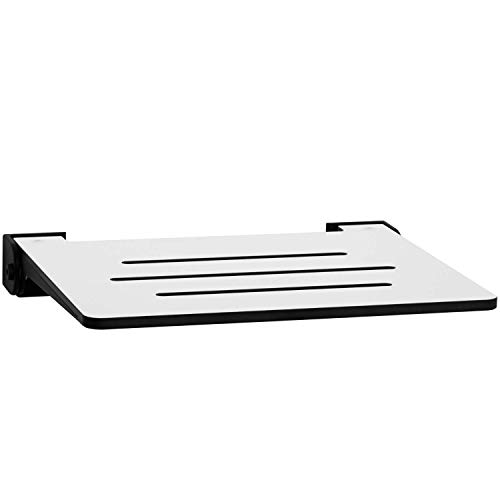 White Seat Top With Matte Black Frame