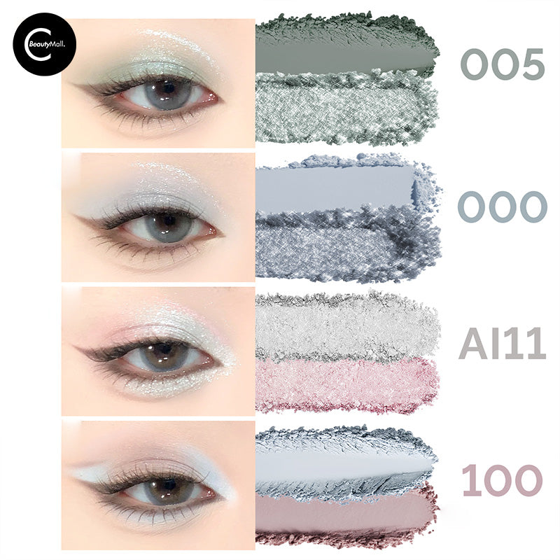 HYNTOOR Cooling Duo Eyeshadow Palette - Long-Lasting Matte & Shimmer Makeup for Day & Night Looks - Perfect for Parties, Weddings, and Everyday Wear