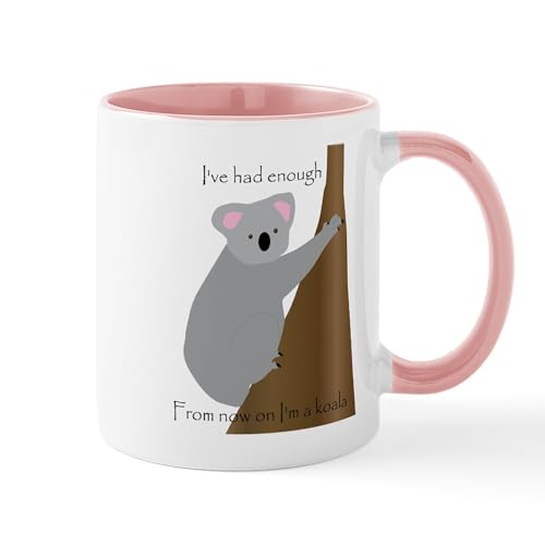 White/Pink Inside - Koala Mugs