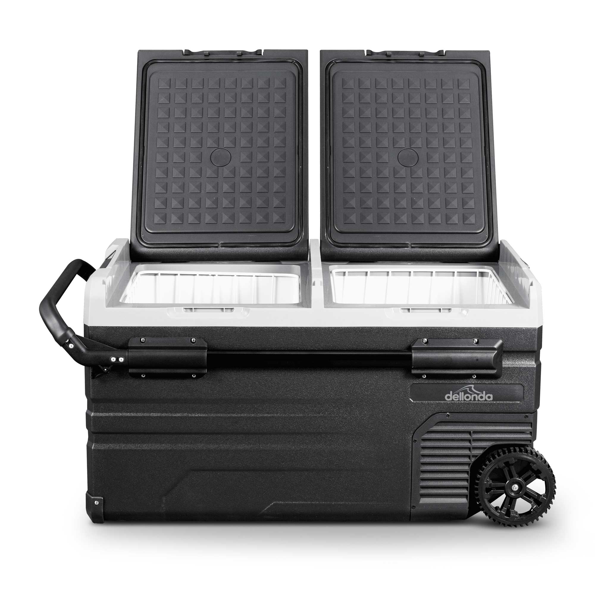 75L Portable Car Fridge Freezer - 12V/24V Dual Zone Compressor Cooler for Road Trips, Camping & Outdoor Adventures | DL127 Model