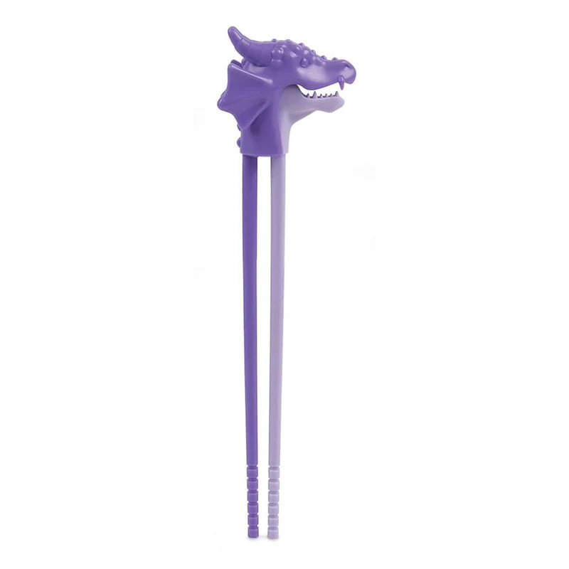 Fred Munchtime Dragon Chomping Chopsticks - Fun Novelty Chopsticks for Asian Cuisine, Gifts & Parties | Perfect for Sushi, Ramen, Chinese Food & Themed Dinner Events