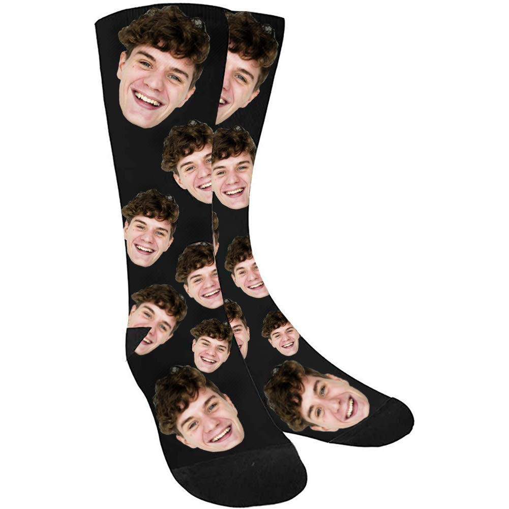 Custom Photo Socks with Your Face - Personalized Dog Socks for Men & Women | Unique Gift Idea for Birthdays, Anniversaries & Couples
