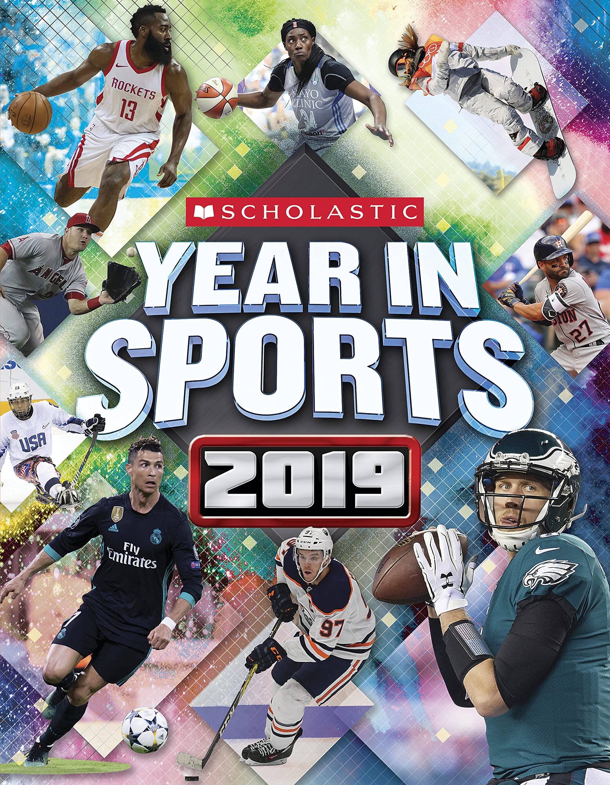Scholastic Year in Sports 2019 Book - Best Sports Highlights & Statistics for Kids & Teens - Perfect for School Projects & Sports Fans