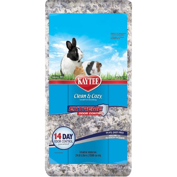Kaytee Clean & Cozy Extreme Odor Control Small Animal Bedding - Super Absorbent & Dust-Free for Hamsters, Guinea Pigs & Rabbits - Perfect for Cages & Habitats
