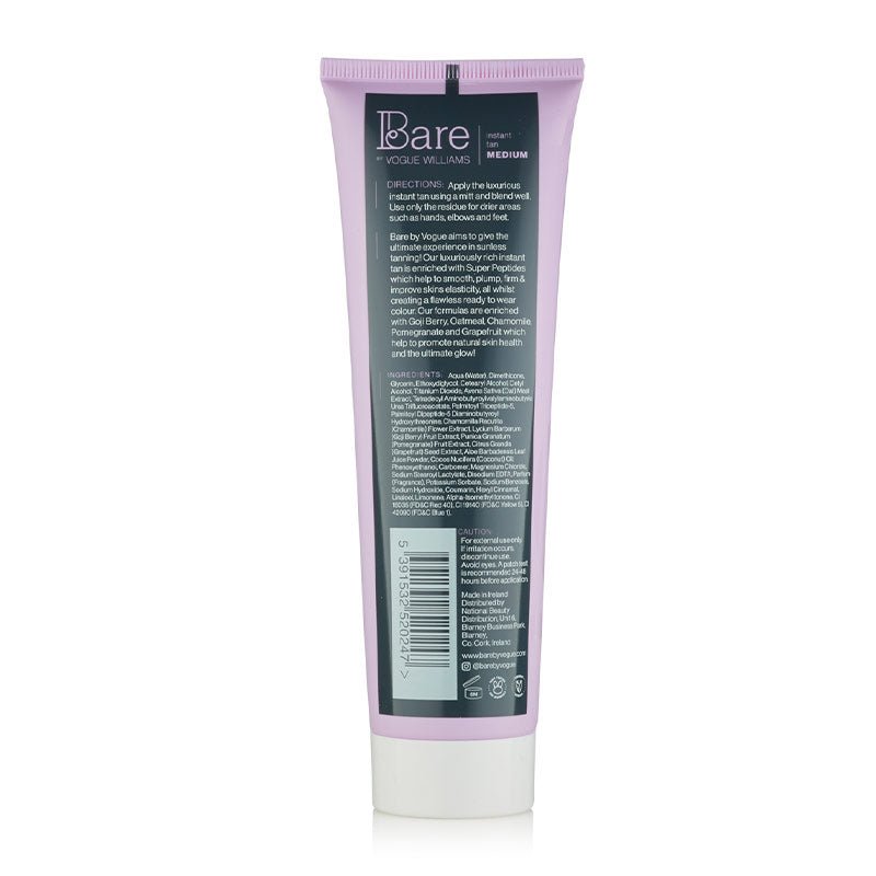 Bare by Vogue Instant Self-Tanning Lotion - Natural Looking Sunless Tan for Face & Body - Perfect for Beach Vacations & Special Occasions