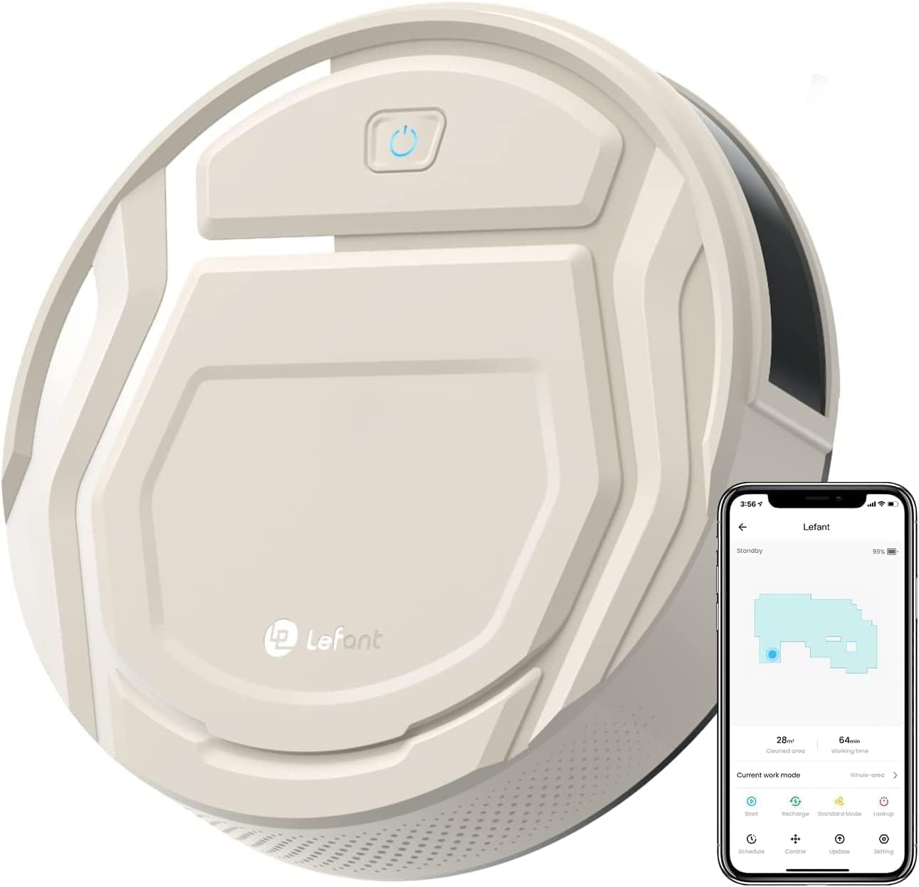 Lefant Robot Vacuum Cleaner - Ultra Thin 2.85