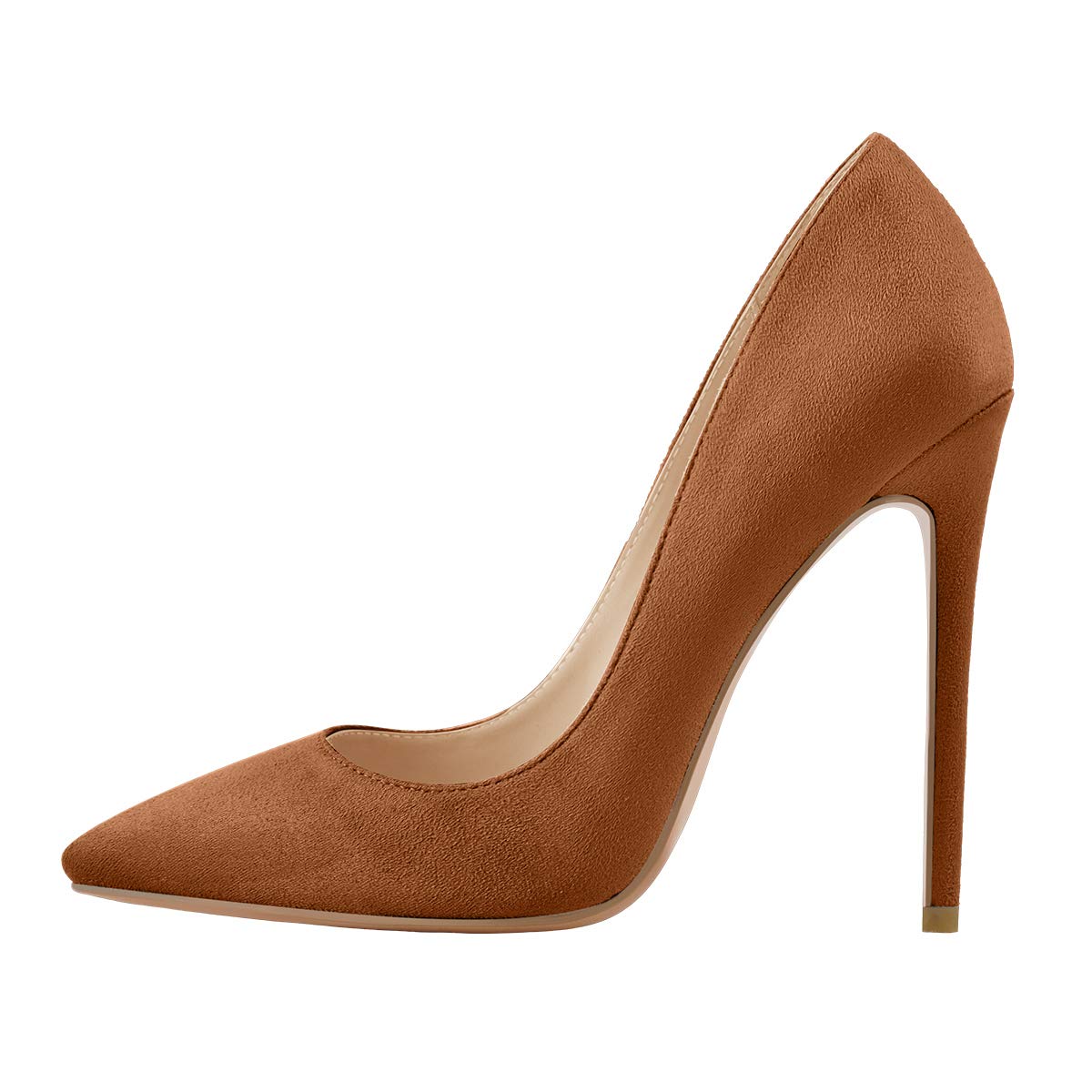 Richealnana Women's Classic Pointed Toe High Heel Pumps - 4.7 Inch Sexy Stiletto Heels for Office, Party & Special Occasions