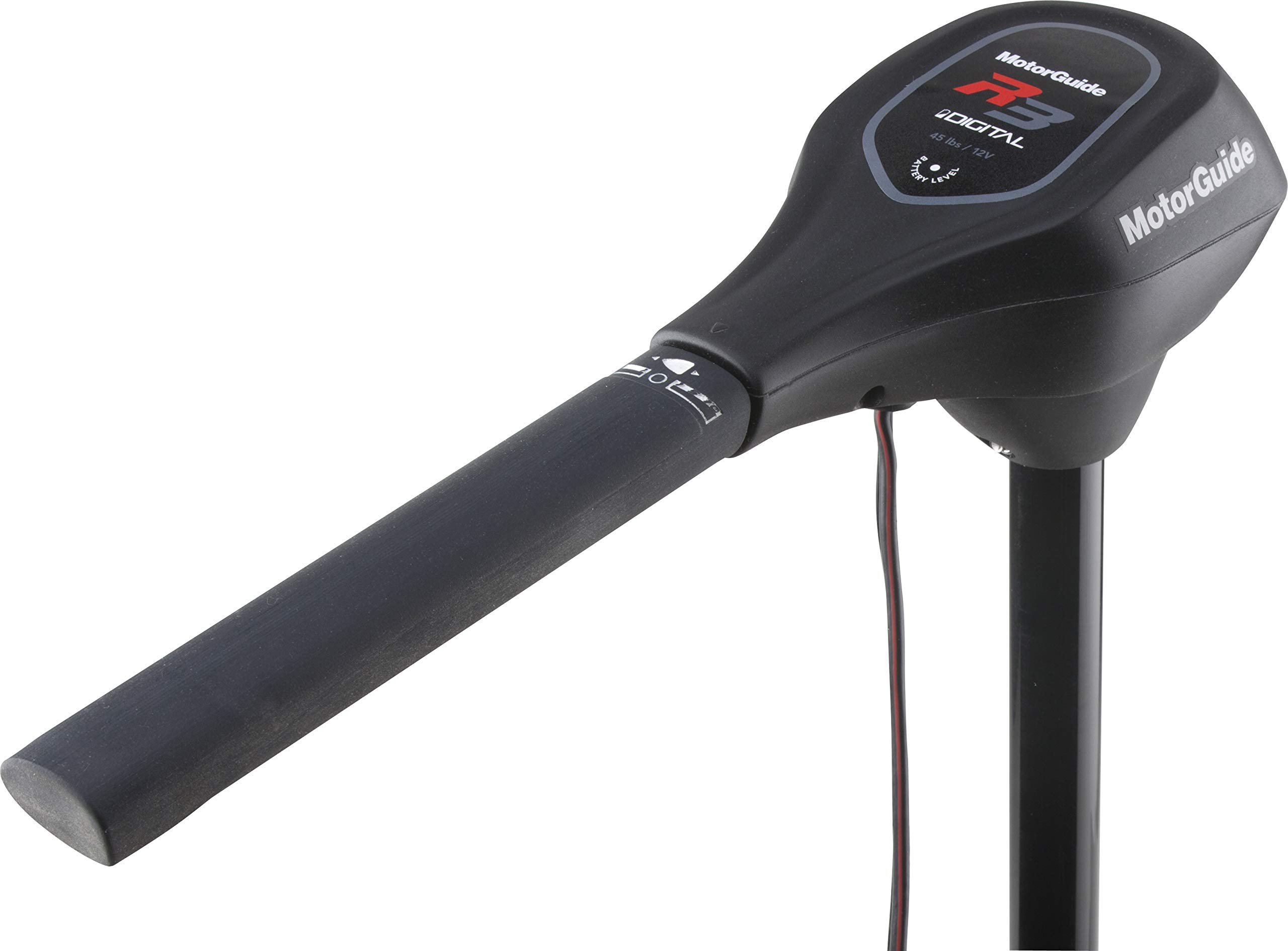 MotorGuide Transom Mount Hand-Control Trolling Motor - Lightweight & Quiet Electric Outboard for Fishing Boats, Kayaks, and Small Watercraft - Perfect for Freshwater & Saltwater Angling