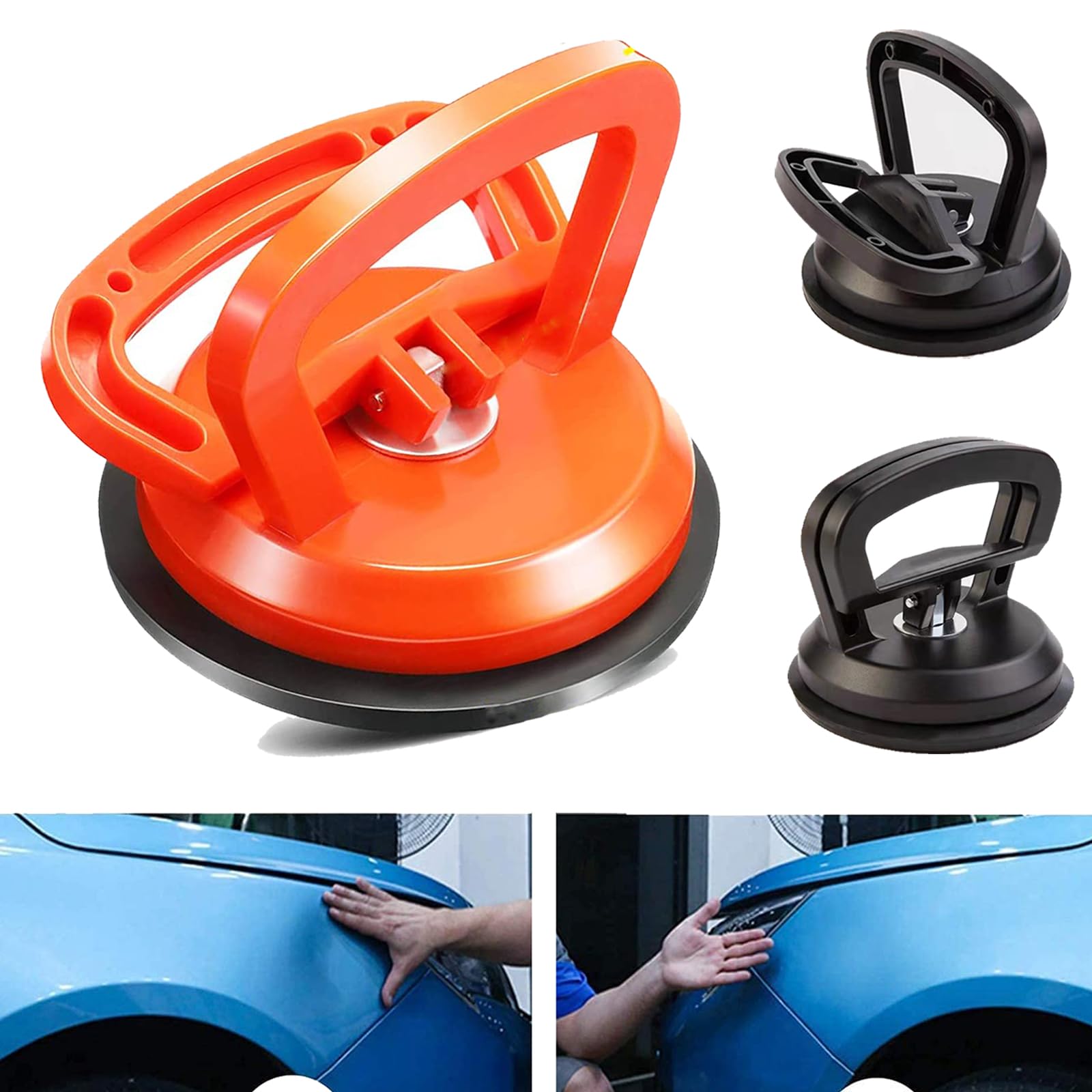 Professional Car Dent Puller Kit - Powerful Auto Dent Removal Tool for Dents, Glass, Tiles & Objects - Perfect for DIY Car Repair & Home Improvement Projects