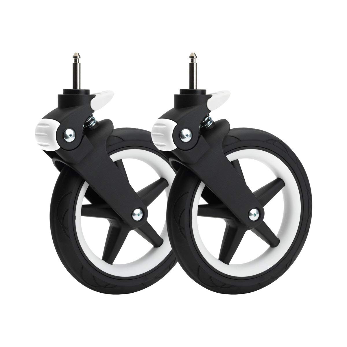Bugaboo Fox Stroller Wheel Caps - White Replacement Parts for Smooth Ride | Perfect for Urban Walking, Jogging & Outdoor Adventures