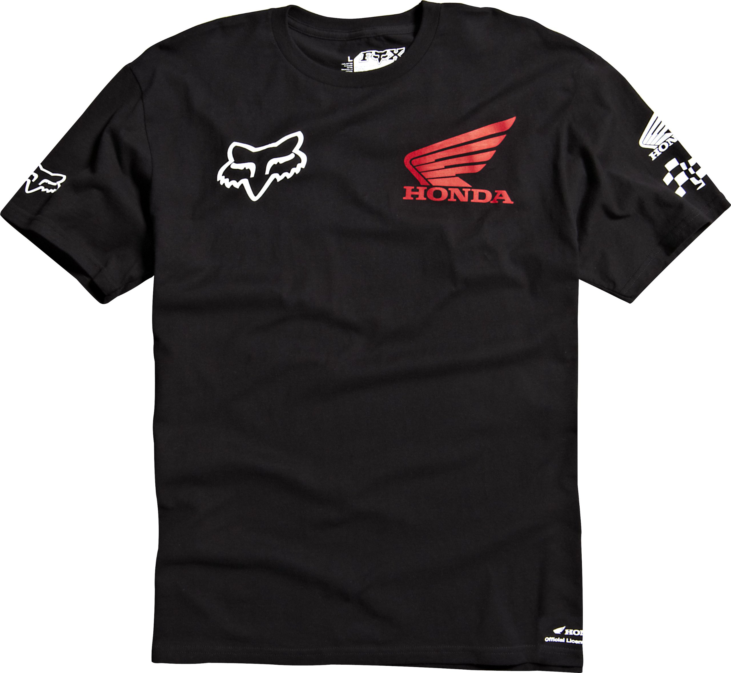 Fox Racing Honda Graphic Tee Shirt - Men's Short Sleeve Cotton T-Shirt for Motocross, Dirt Biking & Casual Wear