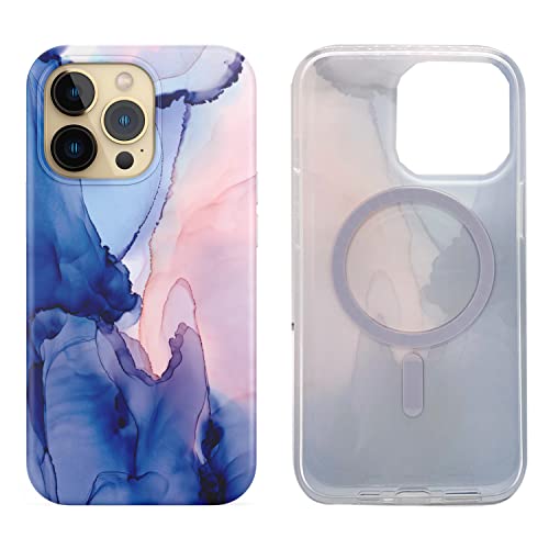 Blue Pink Marble