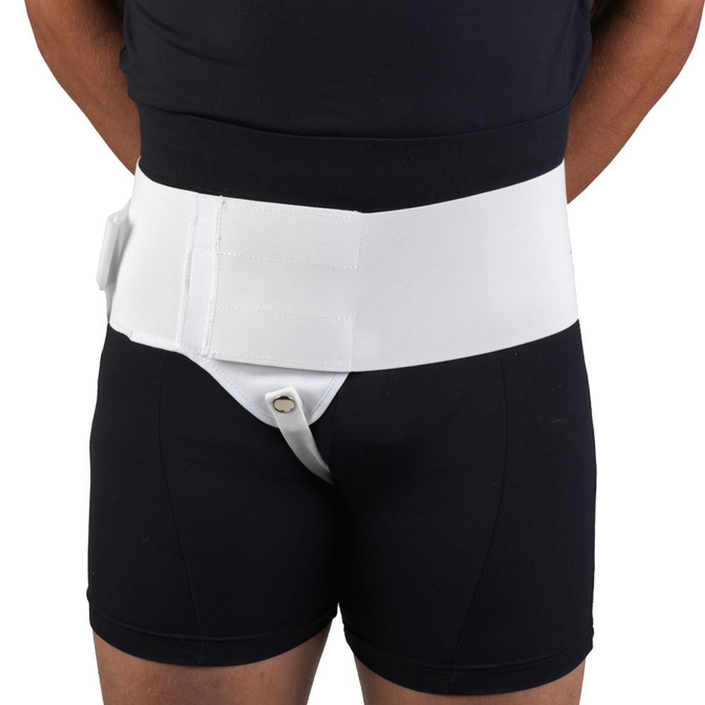 OTC Hernia Support Belt - Single Herniation Relief for Inguinal & Scrotal Treatment (Left/Right Side, Small Size) - Ideal for Daily Wear & Post-Surgery Recovery