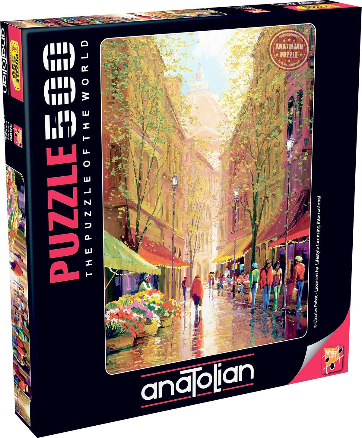 500 Piece Jigsaw Puzzle - Florence Landscape Art Puzzle for Adults, Anatolian Puzzle #3609 | Perfect for Family Game Night, Stress Relief & Home Decor