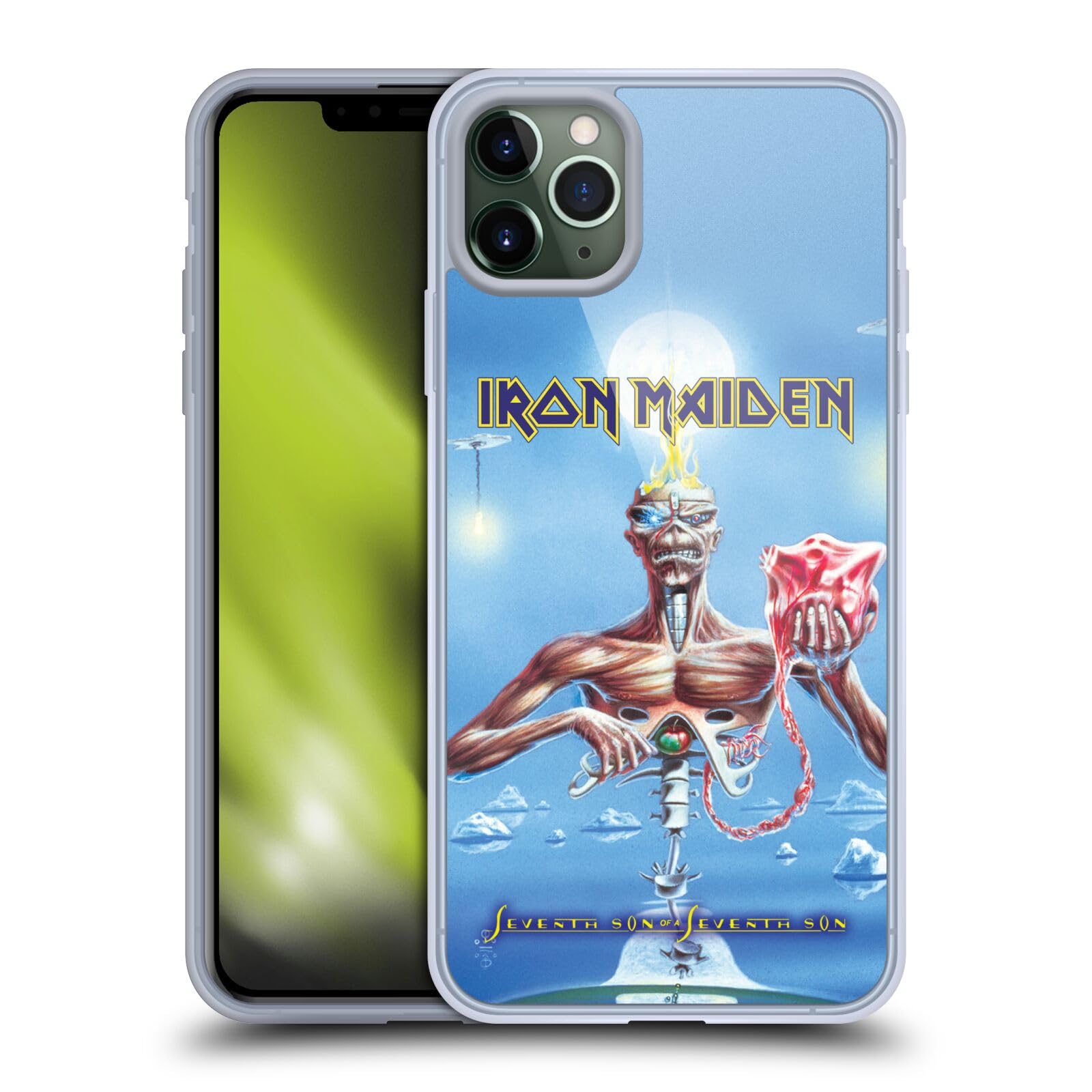 Officially Licensed Iron Maiden SSOSS Album Cover Soft Gel Case for Apple iPhone 11 Pro Max - Protective Phone Cover for Music Fans, Rock Concerts & Daily Use