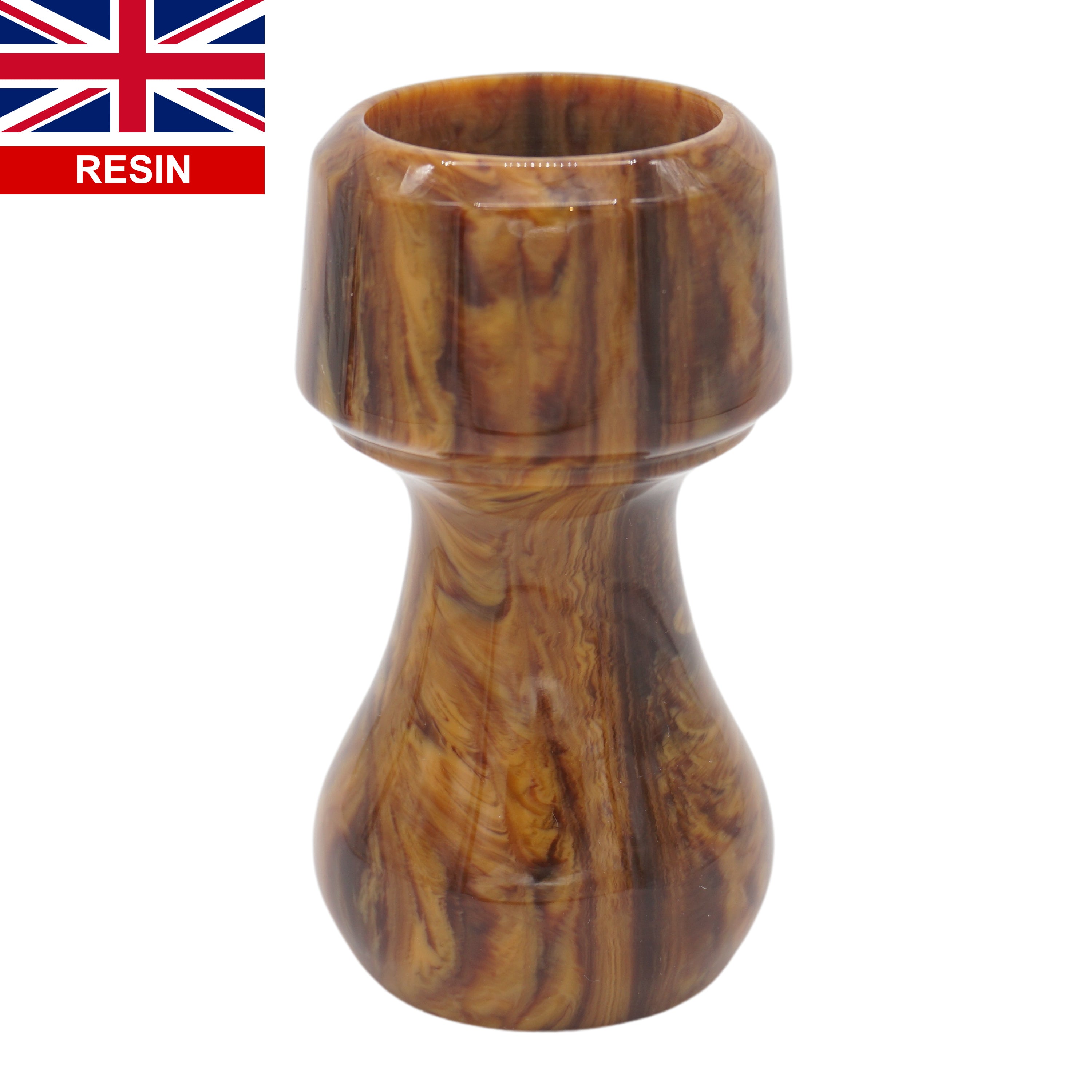 Premium Briar Wood Handcrafted Shaving Brush Handle - Fits 24mm & 26mm Knots - Perfect for Wet Shaving & Grooming Gifts for Men