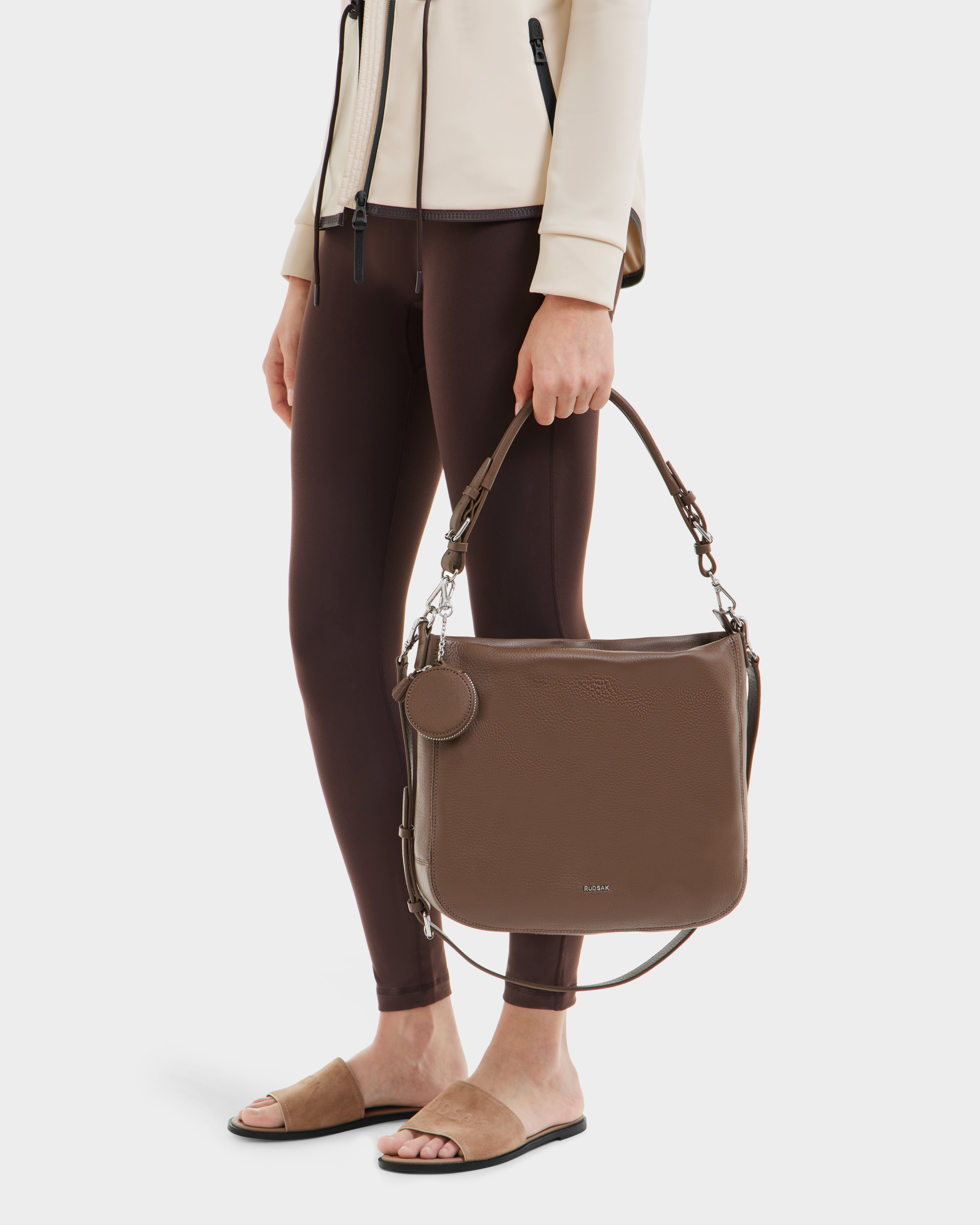 Lucyle 8325012 Women's Mocha Handbag - Stylish Crossbody Purse for Work, Travel & Everyday Use
