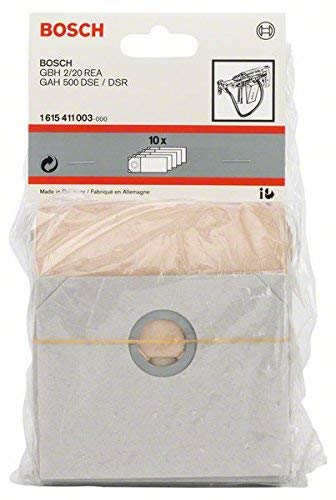 Bosch Professional 1615411003 10-Piece Sanding Paper Set for GBH 2/20 REA Rotary Hammer - Perfect for Woodworking, Metal Polishing & DIY Home Renovation Projects