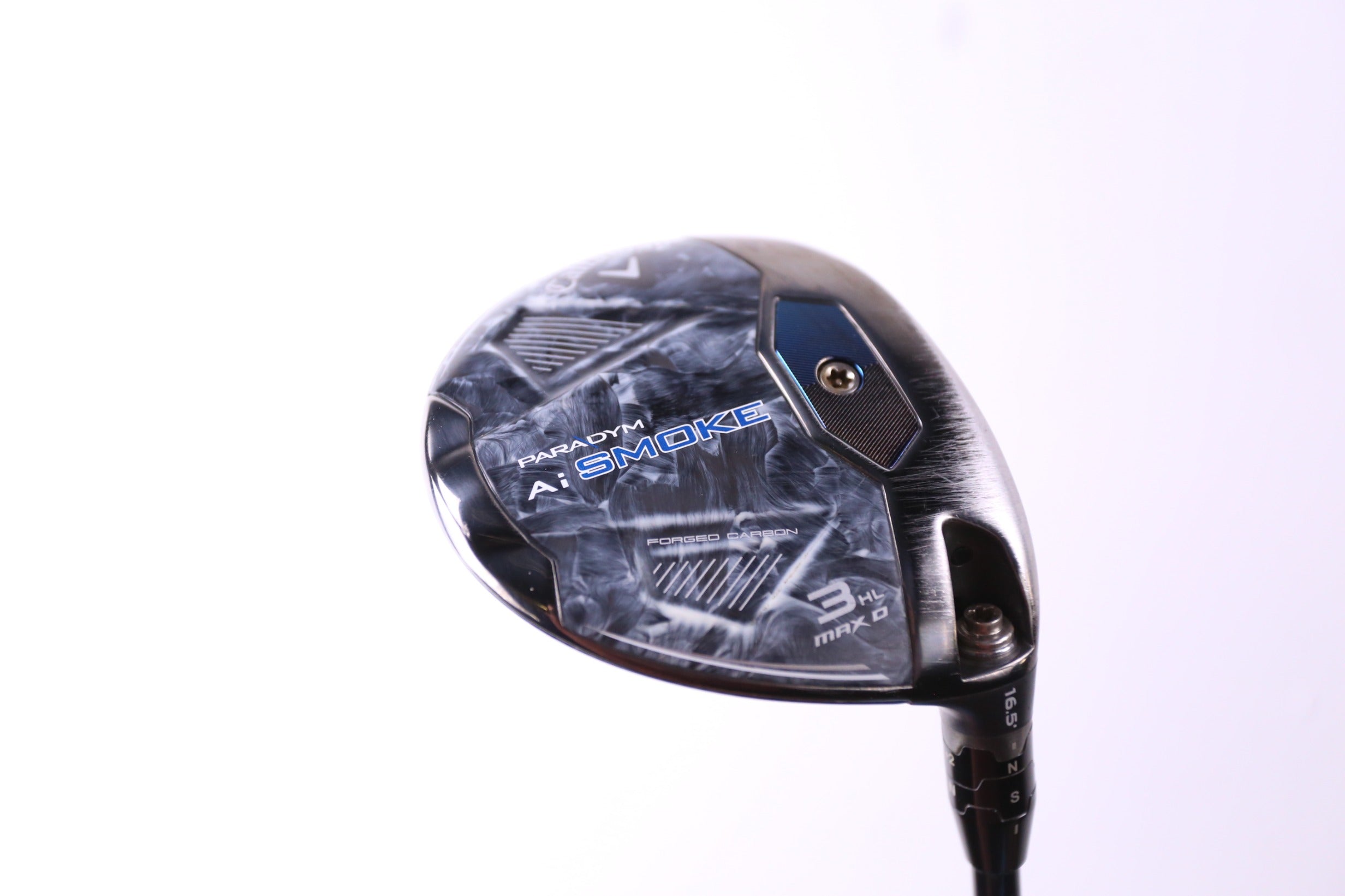 Used Callaway Paradym Ai Smoke MAX D 3 Wood Golf Club - Right Handed 16.5° Stiff Flex - Perfect for Long Fairway Shots & Improving Distance Control