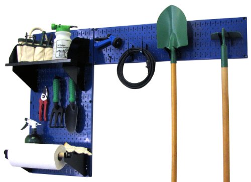 Blue Pegboard Black Accessories