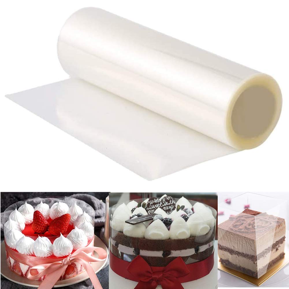 Clear Acetate Cake Collars - 4
