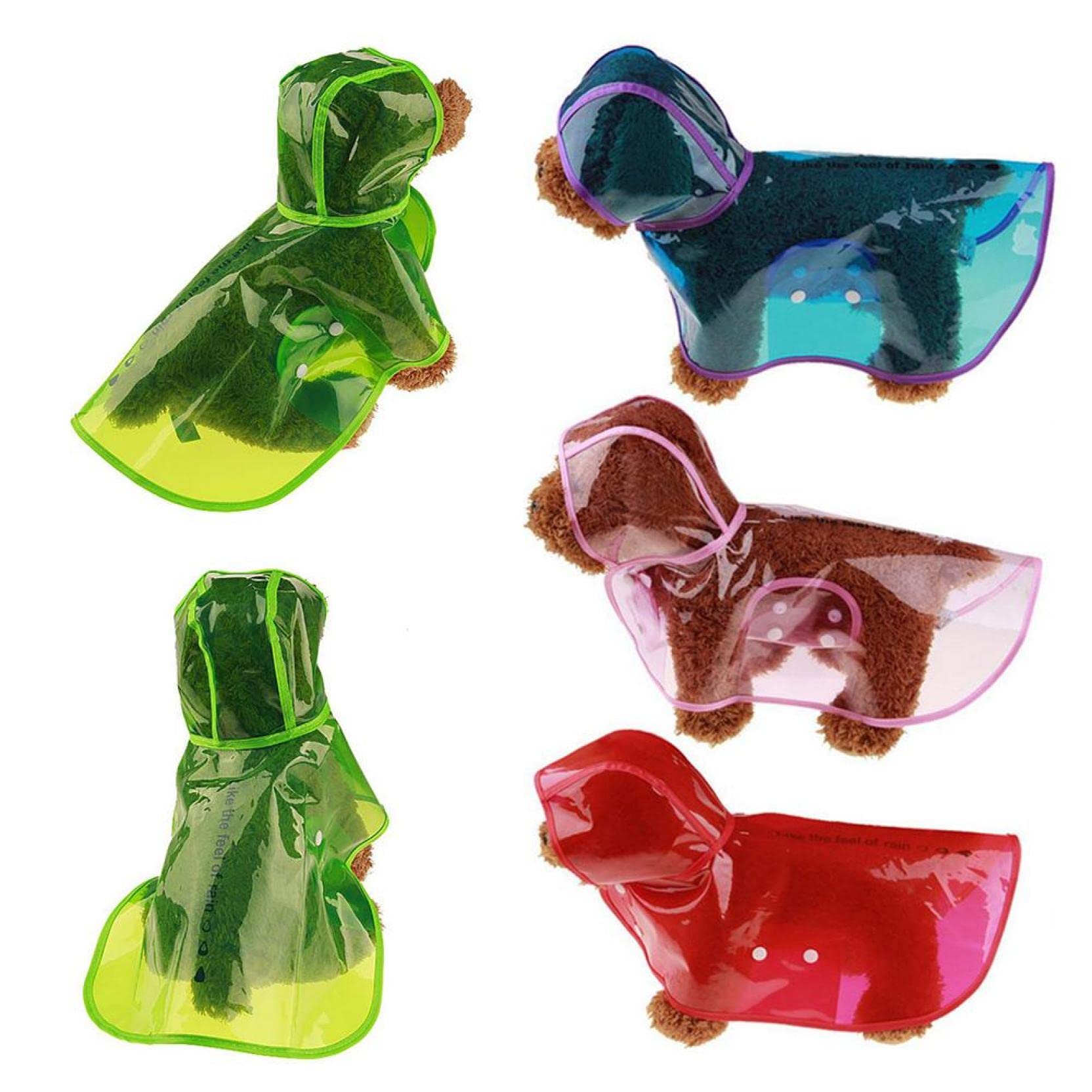 Waterproof Dog Raincoat - Durable & Breathable Pet Jacket for Small Medium Large Dogs - Outdoor Walking Hiking Camping Gear