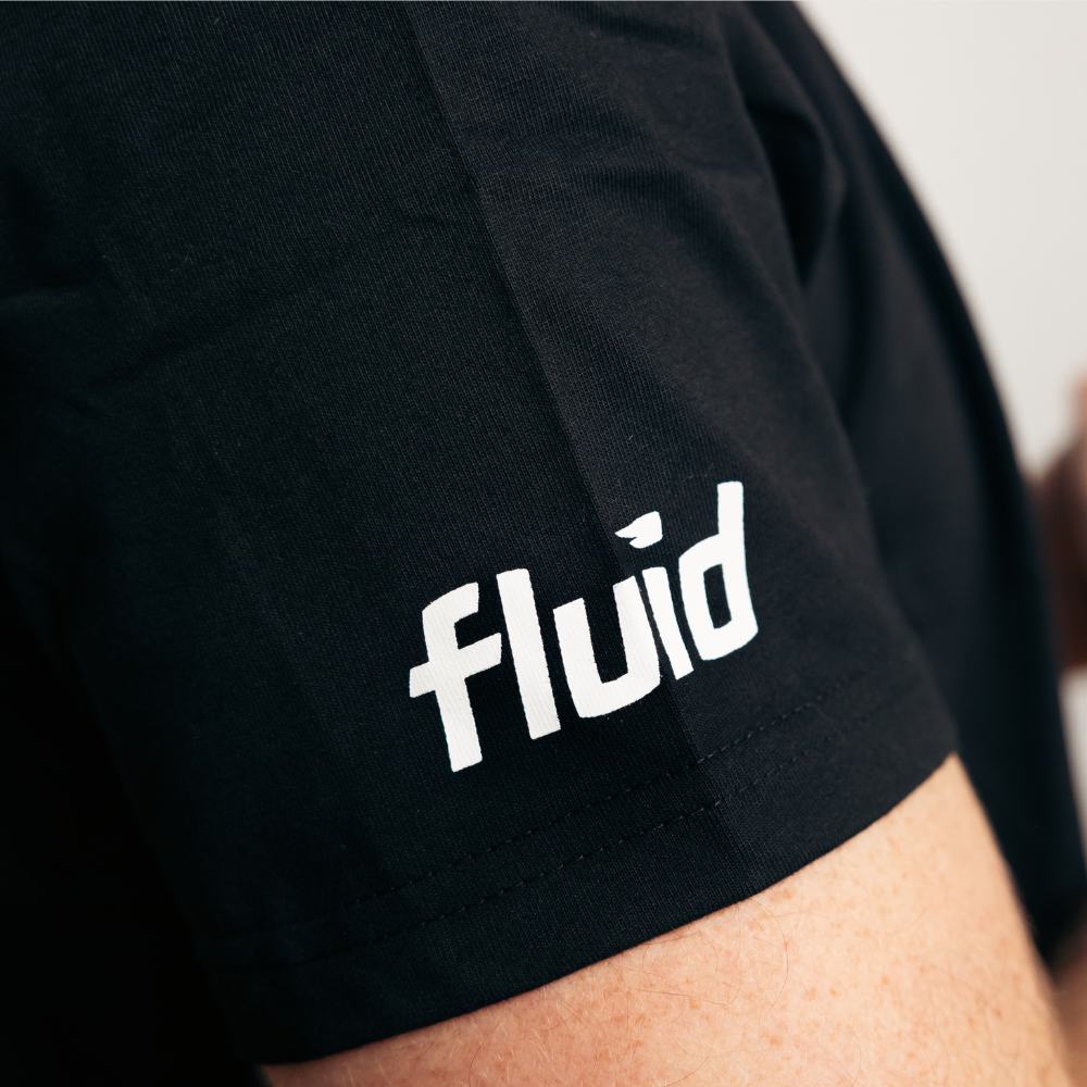 Fluid Style Tee - Soft Black Cotton T-Shirt for Men | Casual Wear, Street Fashion & Everyday Comfort