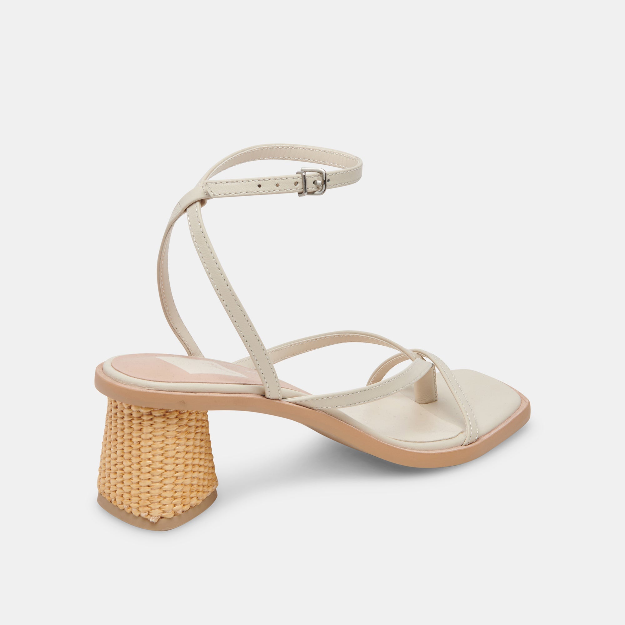 BANITA Women's Wide Comfort Sandals in Ivory Genuine Leather - Perfect for Beach, Vacation & Summer Outfits