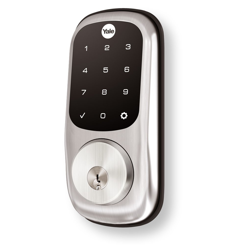 Yale Assure Touchscreen Deadbolt Lock - Satin Nickel Electronic Keypad Entry Door Lock with Backup Key (YRD226NR619) - Secure Your Home, Office, or Apartment Entryway