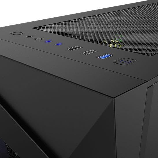 G6 Gaming PC ZEF55B-82WX - AMD Ryzen 7 5800X, Radeon RX 7600 8GB GPU, 2TB M.2 SSD + 2TB HDD, 64GB DDR4 RAM, WiFi 6, Windows 10 - High Performance Gaming Desktop for 4K Gaming, Streaming & Content Creation