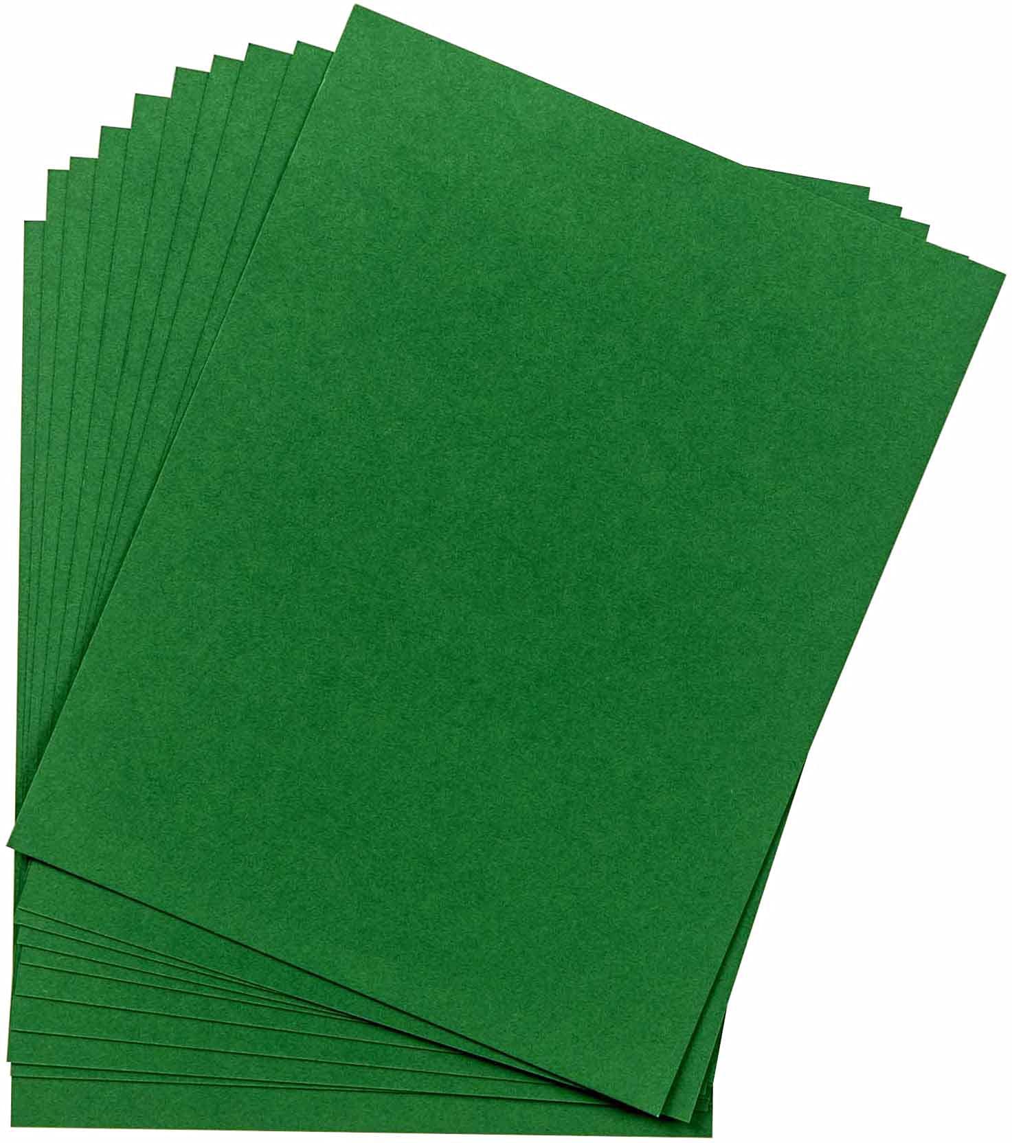 Maker Forte Premium 8.5x11 Cardstock Paper - British Racing Green for Crafting, Scrapbooking & DIY Projects