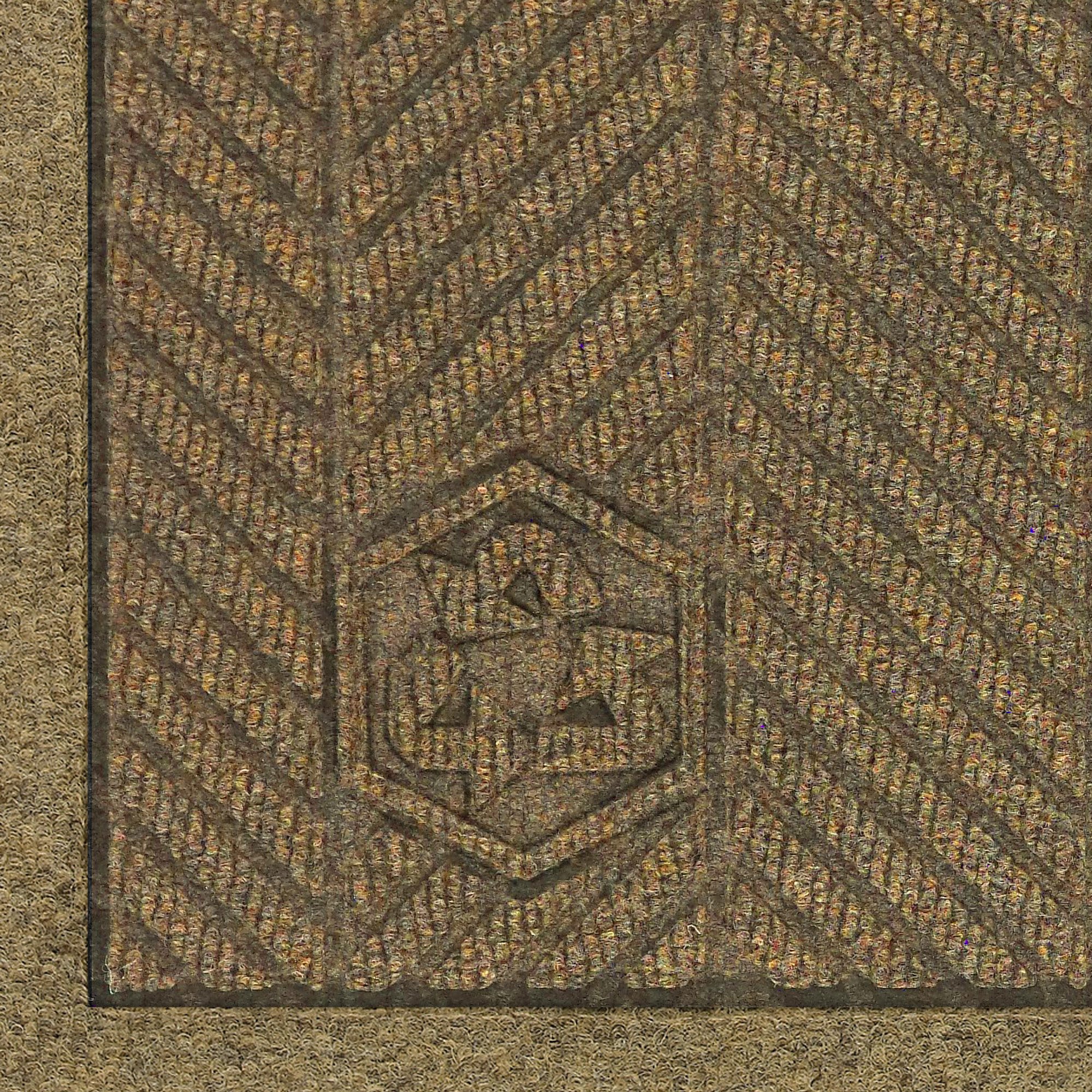 Premium M+A Matting 2241 Waterhog Eco Elite Fashion PET Polyester Fiber Doormat - Indoor/Outdoor Use with Non-Slip SBR Rubber Backing - 8.4' x 4' Size, 3/8