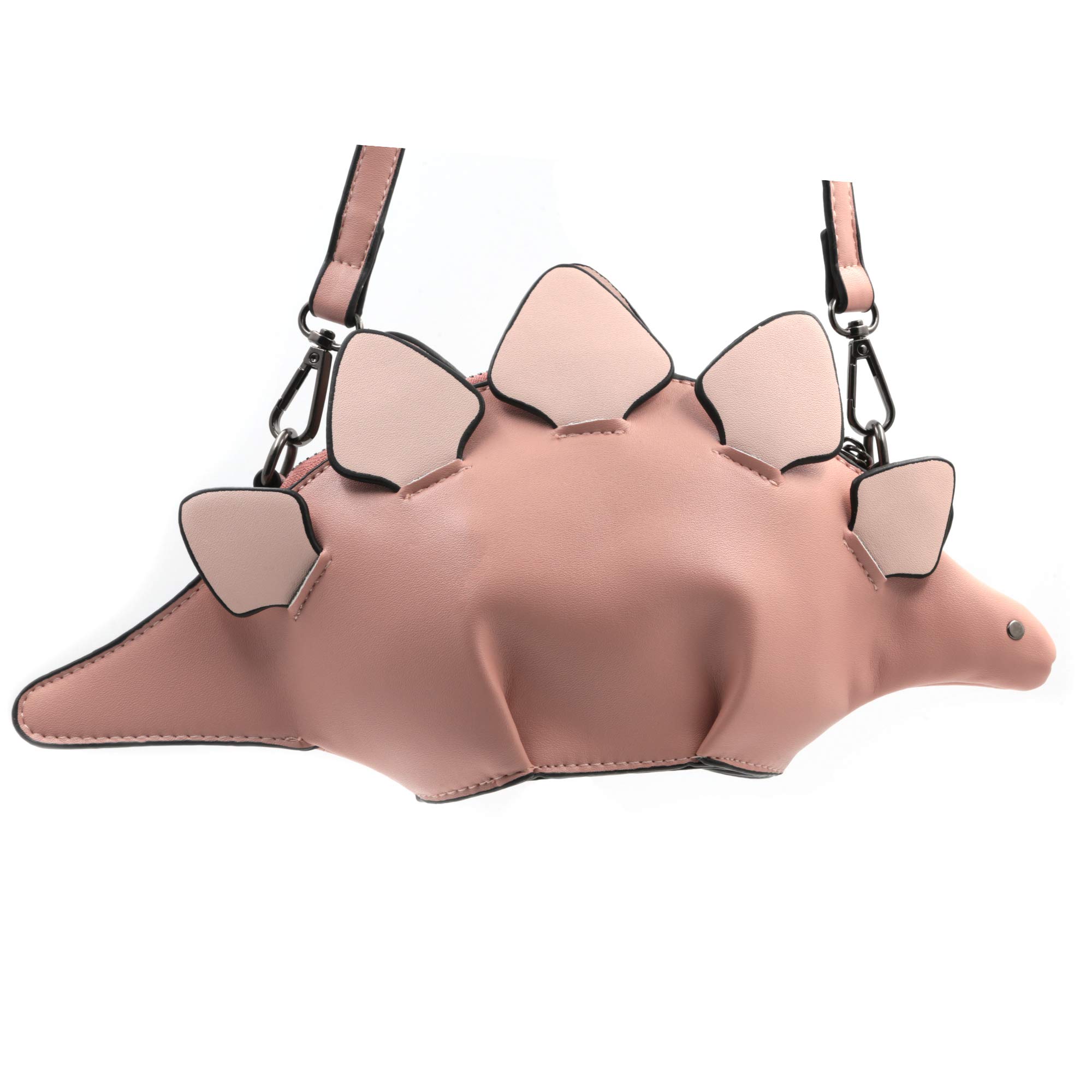 Dinosaur Shoulder Bag for Women - PU Leather Stegosaurus Crossbody Purse for Girls & Teens - Perfect for School, Travel, and Cosplay Accessories
