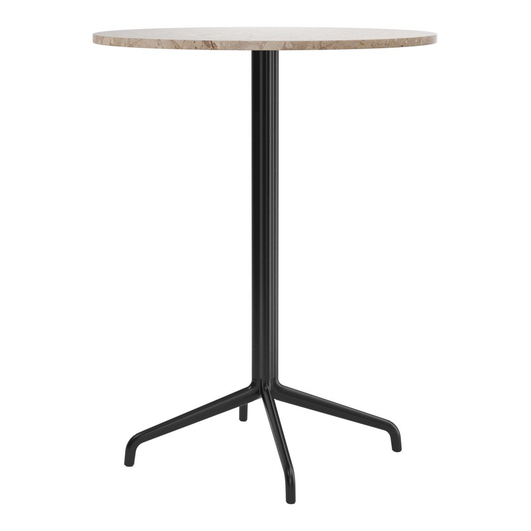 Stylish Harbour Column Bar Table with Round Star Base - Perfect for Home Bars, Restaurants & Outdoor Patios