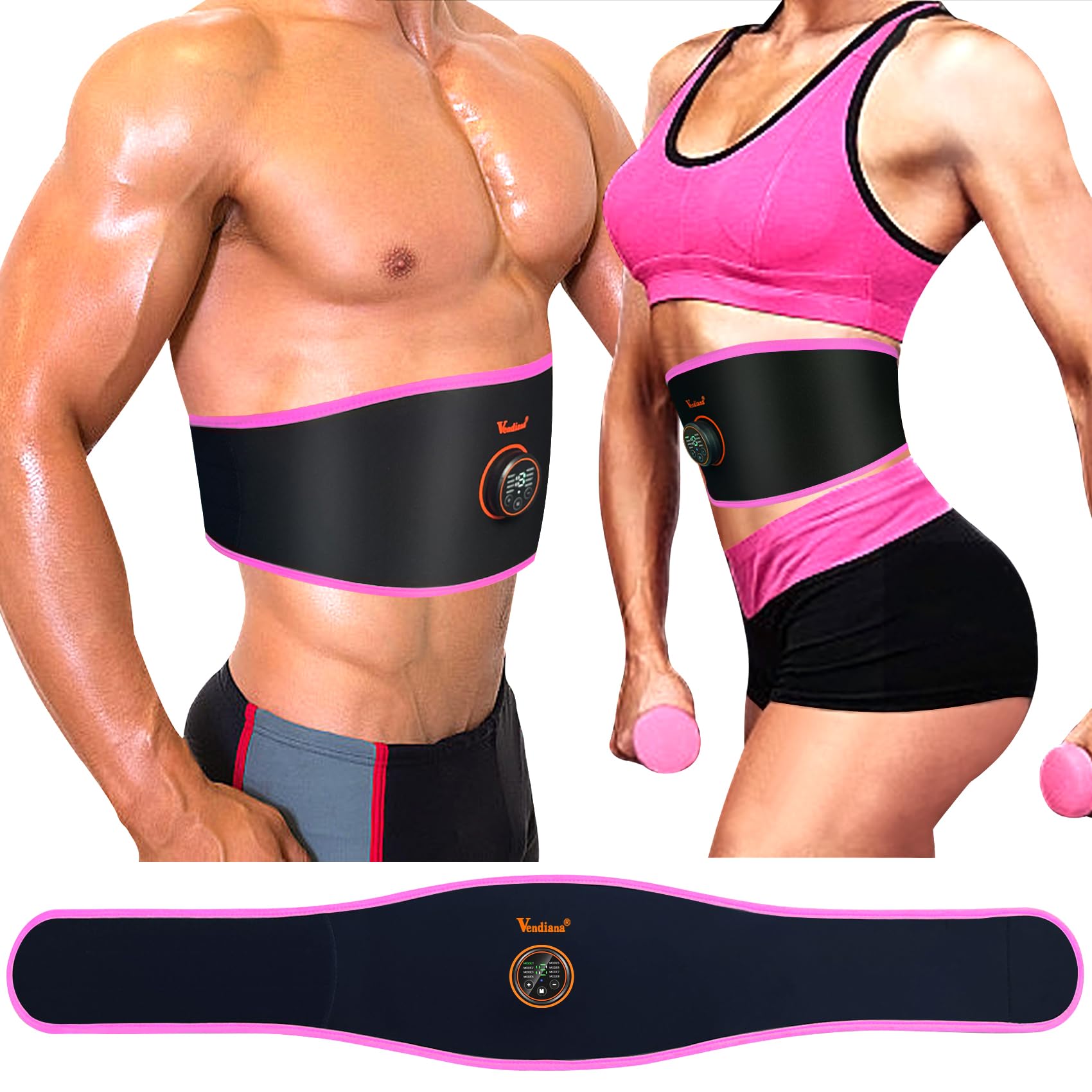 FDA Cleared ABS Stimulator - EMS Electronic Muscle Toner for Abdominal Training | Relieve Muscle Fatigue & Improve Core Strength | Perfect for Home Gym Workouts & Post-Workout Recovery