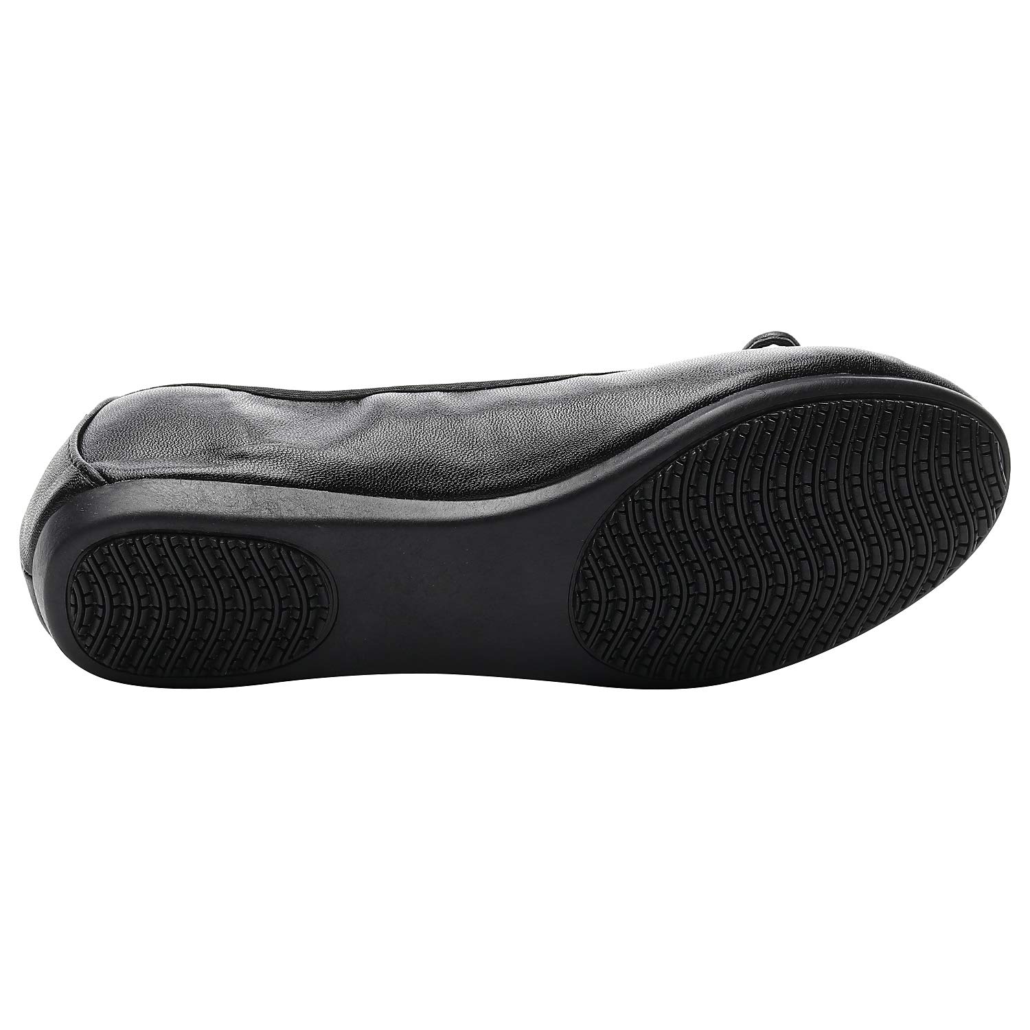 Rismart Women's Ballet Flats - Elegant Slip-On Bowknot Dance Shoes with Soft Sole for Ballroom, Wedding, and Casual Wear