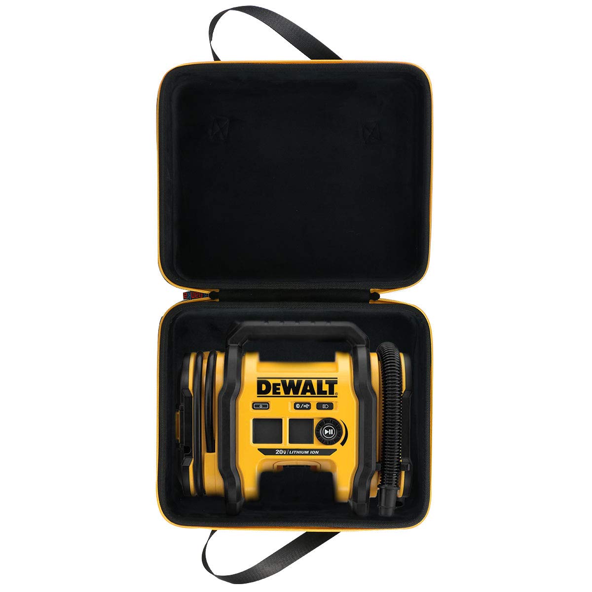 DEWALT DCC020IB 20V Max Tire Inflator Hard Replacement Case - Durable Protective Cover for Air Compressor Accessories | Perfect for Car, Bike & RV Tire Maintenance