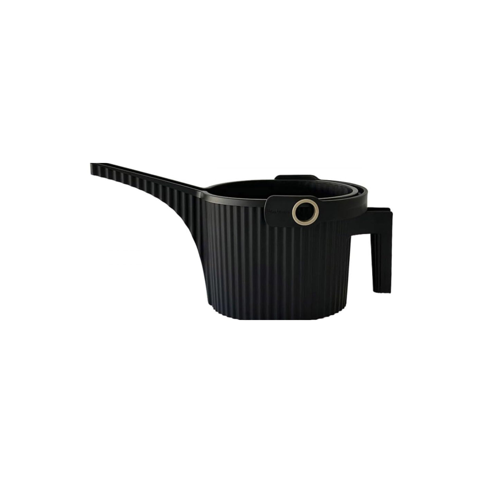 HACHIMAN KASEI 1.5L Small Garden Beetle Watering Can - Black | Perfect for Indoor Plants, Outdoor Flowers & Herb Gardens