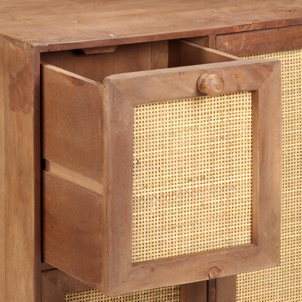 Freestanding Storage Cabinet with Doors - 23.6